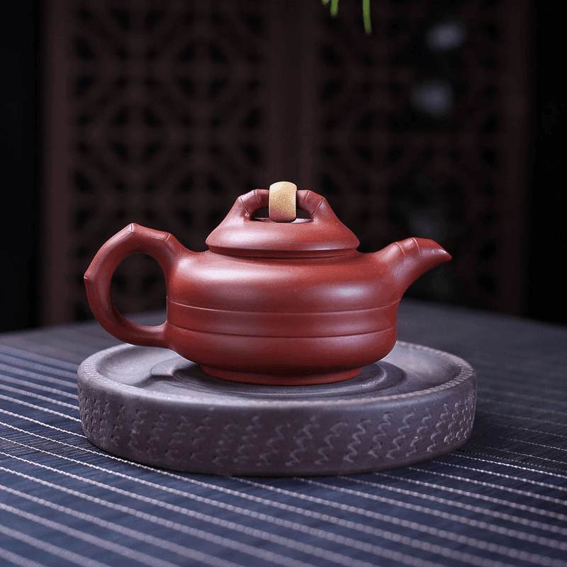 Yixing Zisha Teapot [Lucky] (dahongpao - 260ml) - YIQIN TEA HOUSE | yiqinteahouse.com | 200-300ml, teapot, teaware, zisha teapot