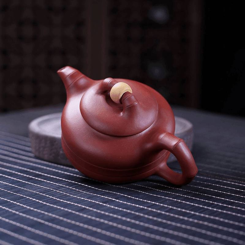 Yixing Zisha Teapot [Lucky] (dahongpao - 260ml) - YIQIN TEA HOUSE | yiqinteahouse.com | 200-300ml, teapot, teaware, zisha teapot