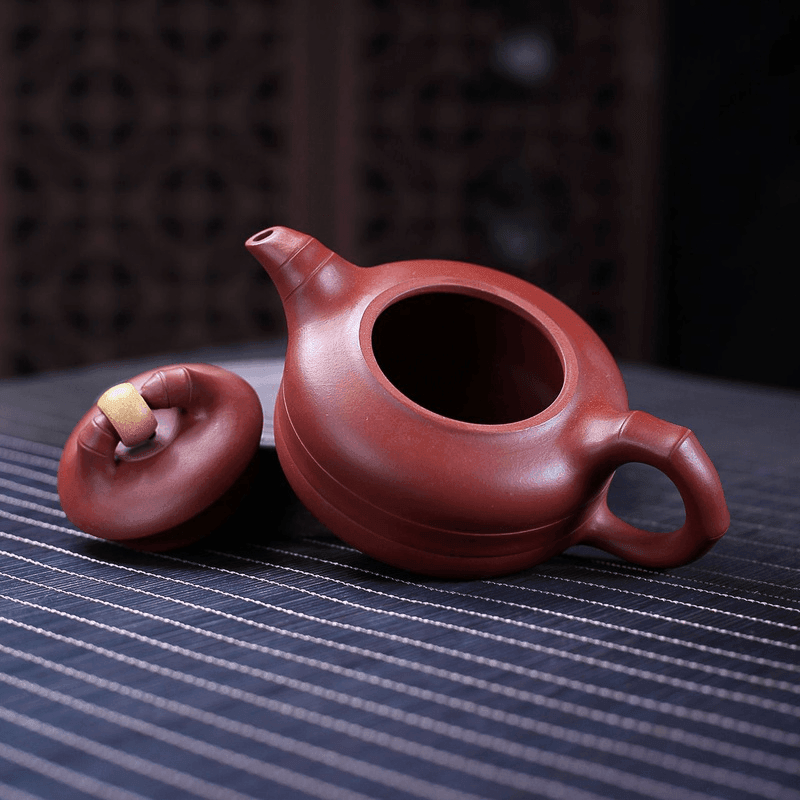 Yixing Zisha Teapot [Lucky] (dahongpao - 260ml) - YIQIN TEA HOUSE | yiqinteahouse.com | 200-300ml, teapot, teaware, zisha teapot