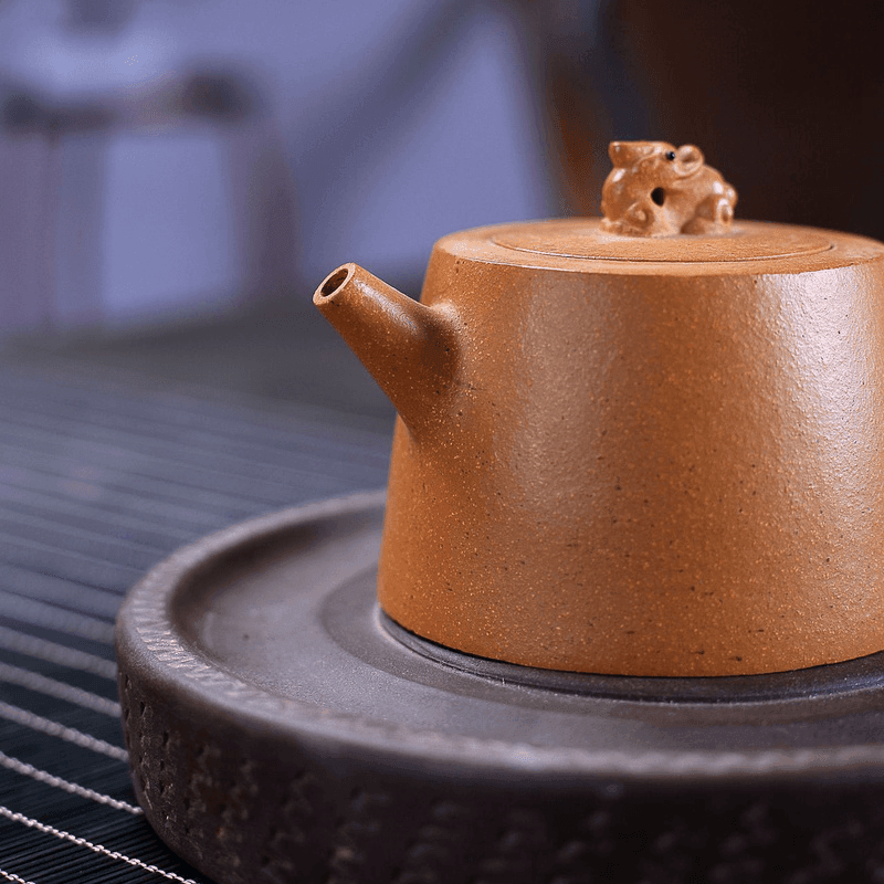 Yixing Zisha Teapot [Mascot] (Duan Ni - 240ml) - YIQIN TEA HOUSE | yiqinteahouse.com | 200-300ml, teapot, teaware, zisha teapot