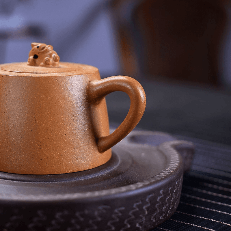 Yixing Zisha Teapot [Mascot] (Duan Ni - 240ml) - YIQIN TEA HOUSE | yiqinteahouse.com | 200-300ml, teapot, teaware, zisha teapot