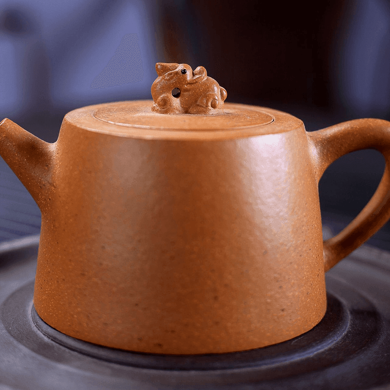 Yixing Zisha Teapot [Mascot] (Duan Ni - 240ml) - YIQIN TEA HOUSE | yiqinteahouse.com | 200-300ml, teapot, teaware, zisha teapot