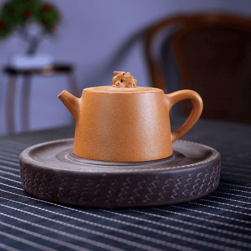 Yixing Zisha Teapot [Mascot] (Duan Ni - 240ml) - YIQIN TEA HOUSE | yiqinteahouse.com | 200-300ml, teapot, teaware, zisha teapot