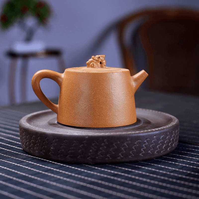 Yixing Zisha Teapot [Mascot] (Duan Ni - 240ml) - YIQIN TEA HOUSE | yiqinteahouse.com | 200-300ml, teapot, teaware, zisha teapot