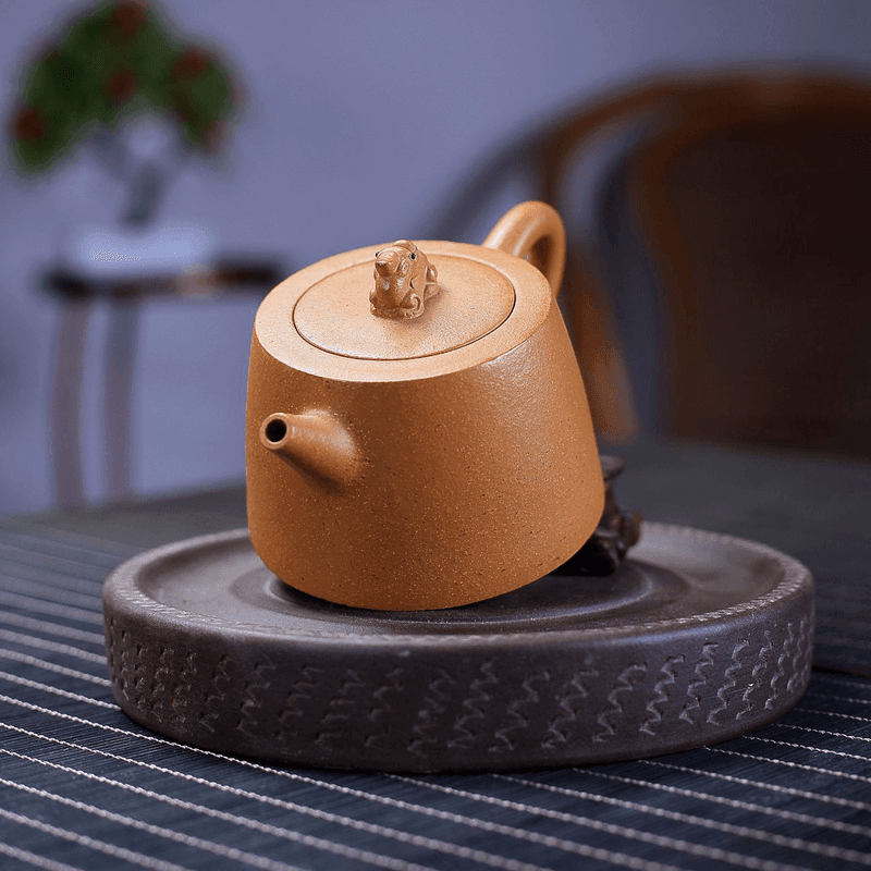 Yixing Zisha Teapot [Mascot] (Duan Ni - 240ml) - YIQIN TEA HOUSE | yiqinteahouse.com | 200-300ml, teapot, teaware, zisha teapot