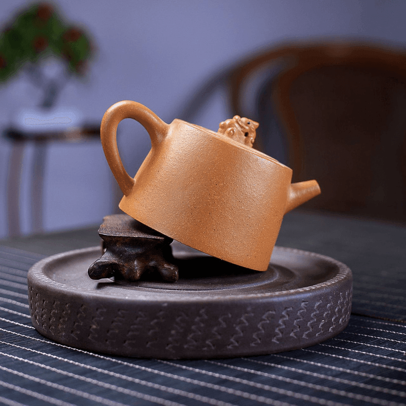 Yixing Zisha Teapot [Mascot] (Duan Ni - 240ml) - YIQIN TEA HOUSE | yiqinteahouse.com | 200-300ml, teapot, teaware, zisha teapot