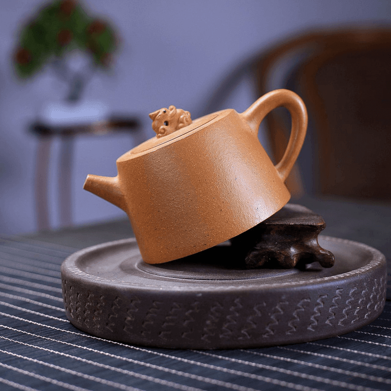 Yixing Zisha Teapot [Mascot] (Duan Ni - 240ml) - YIQIN TEA HOUSE | yiqinteahouse.com | 200-300ml, teapot, teaware, zisha teapot