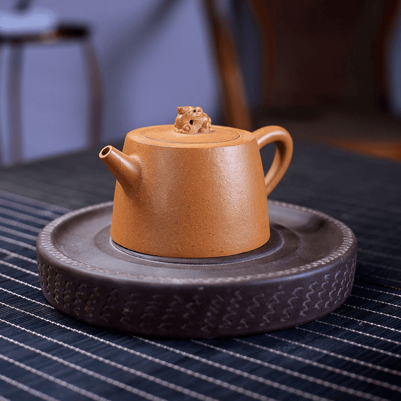 Yixing Zisha Teapot [Mascot] (Duan Ni - 240ml) - YIQIN TEA HOUSE | yiqinteahouse.com | 200-300ml, teapot, teaware, zisha teapot