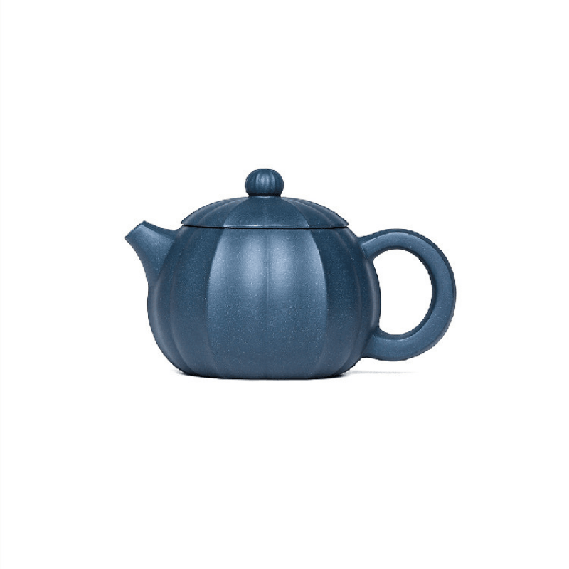 Yixing Zisha Teapot [Ribbed Xishi] (Tian Qing Ni - 280ml) - YIQIN TEA HOUSE | yiqinteahouse.com | 200-300ml, new arrival, teapot, teaware, zisha teapot