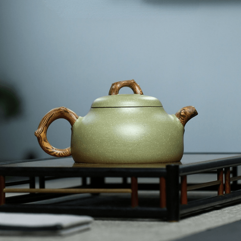 Yixing Zisha Teapot [Ru Ding] (Douqing Sha - 300ml) - YIQIN TEA HOUSE | yiqinteahouse.com | 200-300ml, teapot, teaware, zisha teapot