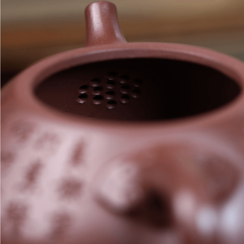 Yixing Zisha Teapot [Ruyi Shi Piao] (Zi Zhu Ni - 260ml) - YIQIN TEA HOUSE | yiqinteahouse.com | 200-300ml, new arrival, teapot, teaware, zisha teapot