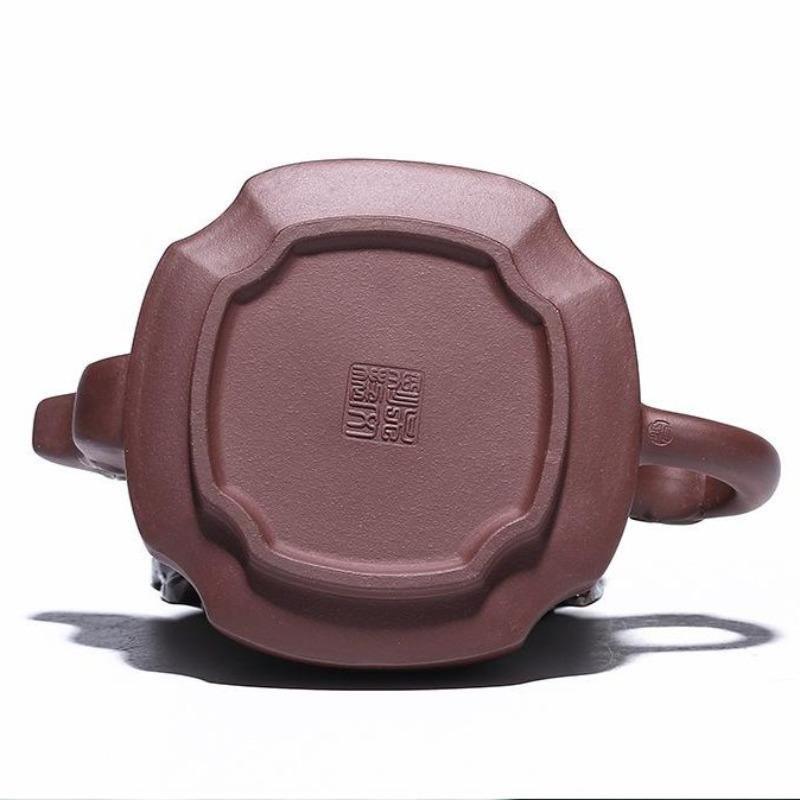 Yixing Zisha Teapot [Sanxing Gao Zhao] (Zi Ni - 300ml) - YIQIN TEA HOUSE | yiqinteahouse.com | 200-300ml, teapot, teaware, zisha teapot