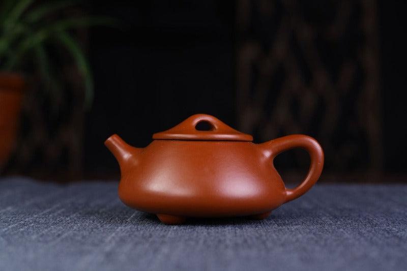 Yixing Purple Clay Teapot [Shi Piao] Set | 宜兴紫砂壶 原矿大红袍 [石瓢] 茶壶套装 - YIQIN TEA HOUSE 一沁茶舍  |  yiqinteahouse.com