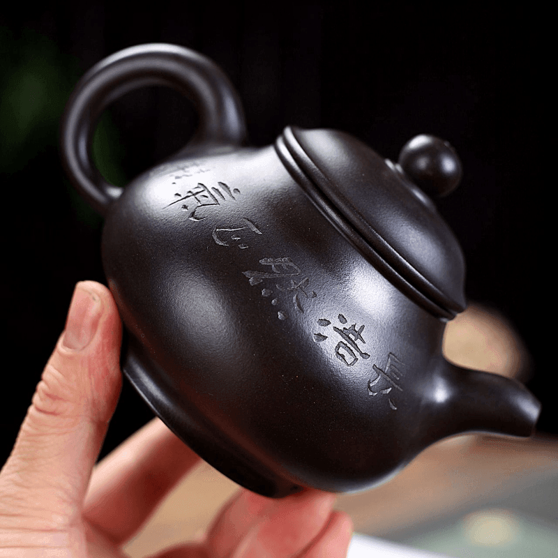 Yixing Zisha Teapot [Shanshui Pun Pot] (Shi Huang - 330ml) - YIQIN TEA HOUSE | yiqinteahouse.com | >300ml, new arrival, teapot, teaware, zisha teapot