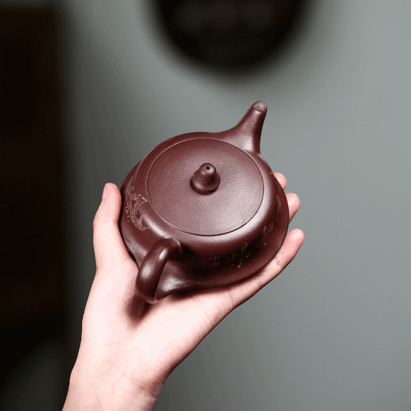 Yixing Zisha Teapot [Shanshui Quhu] (Zi Ni - 190ml) - YIQIN TEA HOUSE | yiqinteahouse.com | <200ml, new arrival, teapot, teaware, zisha teapot