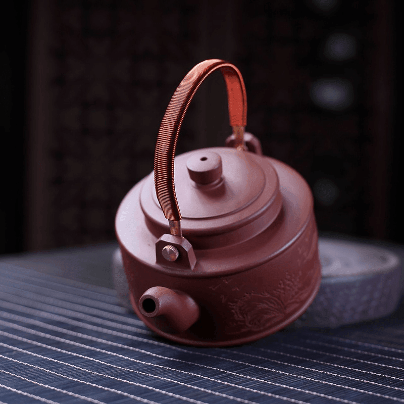 Yixing Zisha Teapot [Shanshui] (Zi Ni - 320ml) - YIQIN TEA HOUSE | yiqinteahouse.com | >300ml, teapot, teaware, zisha teapot