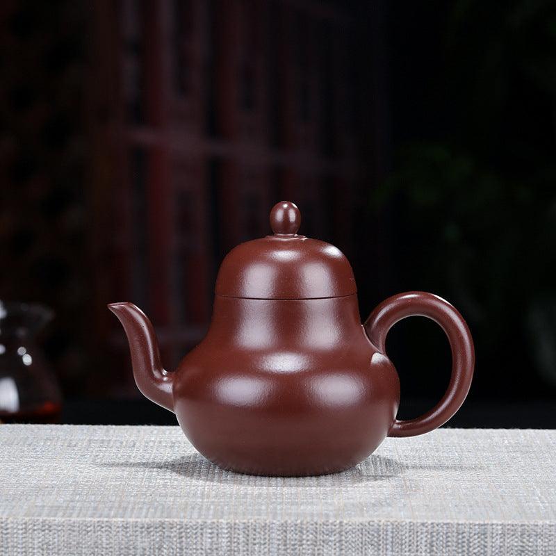 Yixing Zisha Teapot [Si Ting] (Zi Zhu Ni - 200ml) - YIQIN TEA HOUSE | yiqinteahouse.com | 200-300ml, new arrival, teapot, teaware, zisha teapot