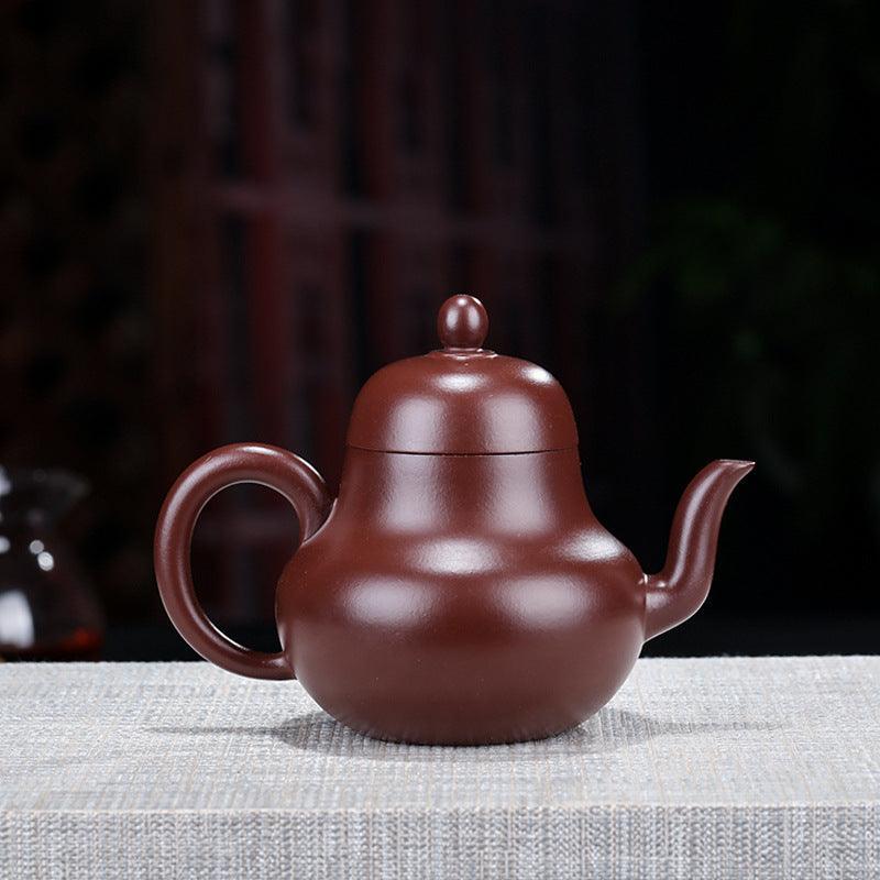 Yixing Zisha Teapot [Si Ting] (Zi Zhu Ni - 200ml) - YIQIN TEA HOUSE | yiqinteahouse.com | 200-300ml, new arrival, teapot, teaware, zisha teapot