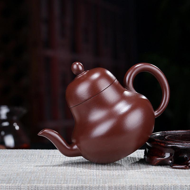 Yixing Zisha Teapot [Si Ting] (Zi Zhu Ni - 200ml) - YIQIN TEA HOUSE | yiqinteahouse.com | 200-300ml, new arrival, teapot, teaware, zisha teapot