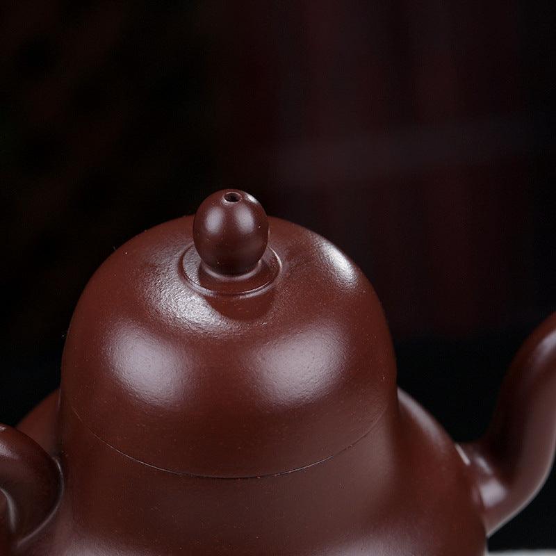 Yixing Zisha Teapot [Si Ting] (Zi Zhu Ni - 200ml) - YIQIN TEA HOUSE | yiqinteahouse.com | 200-300ml, new arrival, teapot, teaware, zisha teapot