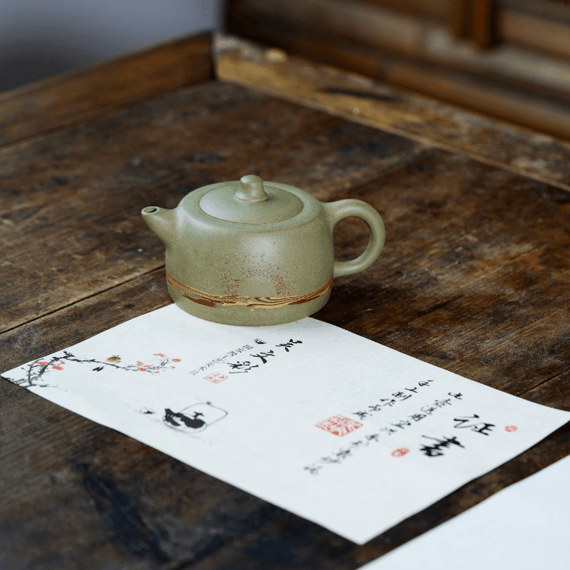 Yixing Zisha Teapot [Skyline] (Douqing Sha - 290ml) - YIQIN TEA HOUSE | yiqinteahouse.com | 200-300ml, teapot, teaware, zisha teapot