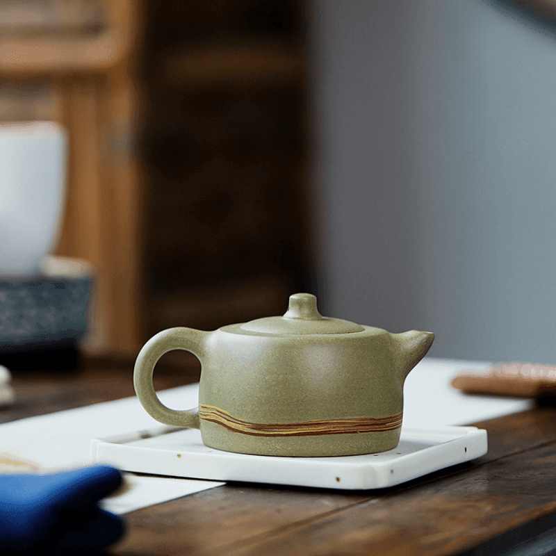 Yixing Zisha Teapot [Skyline] (Douqing Sha - 290ml) - YIQIN TEA HOUSE | yiqinteahouse.com | 200-300ml, teapot, teaware, zisha teapot