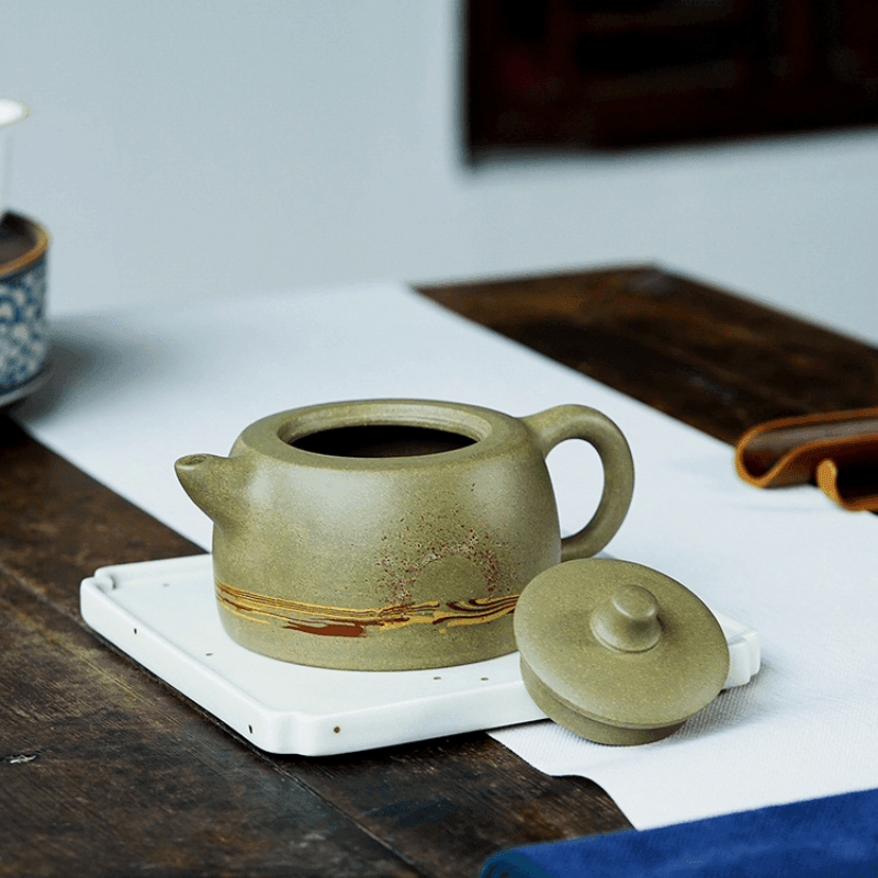 Yixing Zisha Teapot [Skyline] (Douqing Sha - 290ml) - YIQIN TEA HOUSE | yiqinteahouse.com | 200-300ml, teapot, teaware, zisha teapot