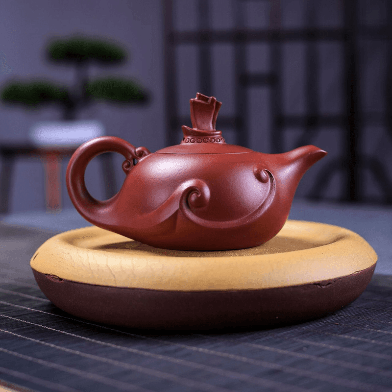 Yixing Zisha Teapot [Smooth & Fine] (Dahongpao - 210ml) - YIQIN TEA HOUSE | yiqinteahouse.com | 200-300ml, teapot, teaware, zisha teapot