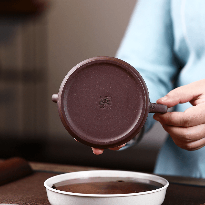 Yixing Zisha Teapot [Smooth & Fine] (Zi Ni - 230ml) - YIQIN TEA HOUSE | yiqinteahouse.com | 200-300ml, teapot, teaware, zisha teapot