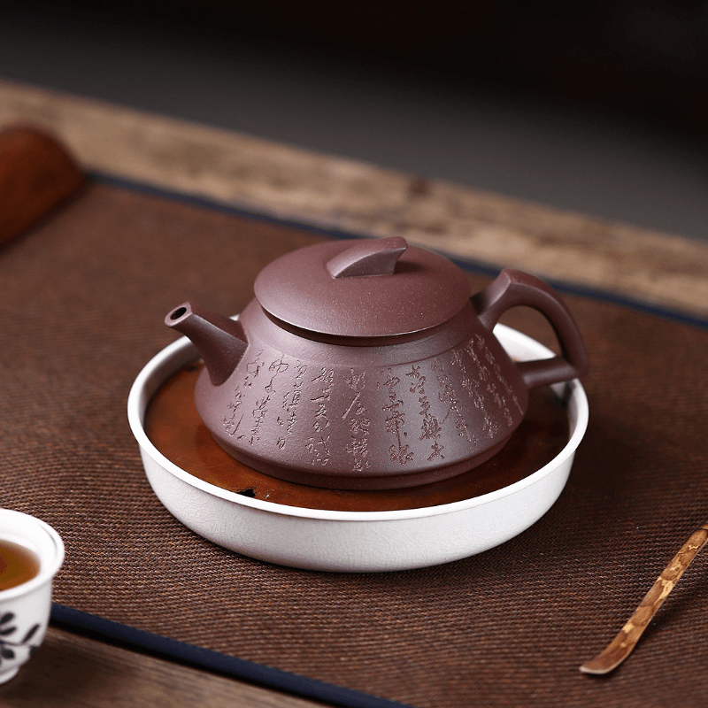 Yixing Zisha Teapot [Smooth & Fine] (Zi Ni - 230ml) - YIQIN TEA HOUSE | yiqinteahouse.com | 200-300ml, teapot, teaware, zisha teapot