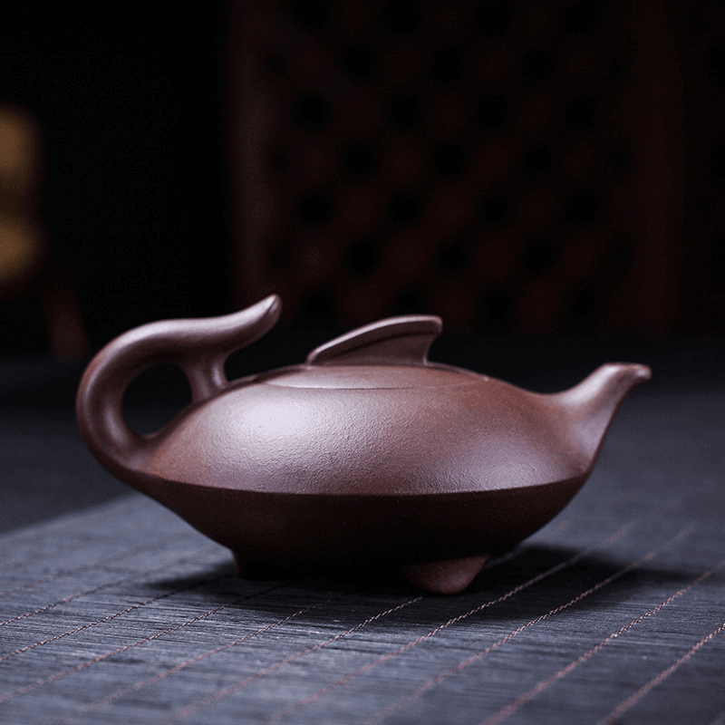 Yixing Zisha Teapot [Smooth & Fine] (Zi Ni - 240ml) - YIQIN TEA HOUSE | yiqinteahouse.com | 200-300ml, teapot, teapot hot picks, teaware, zisha teapot