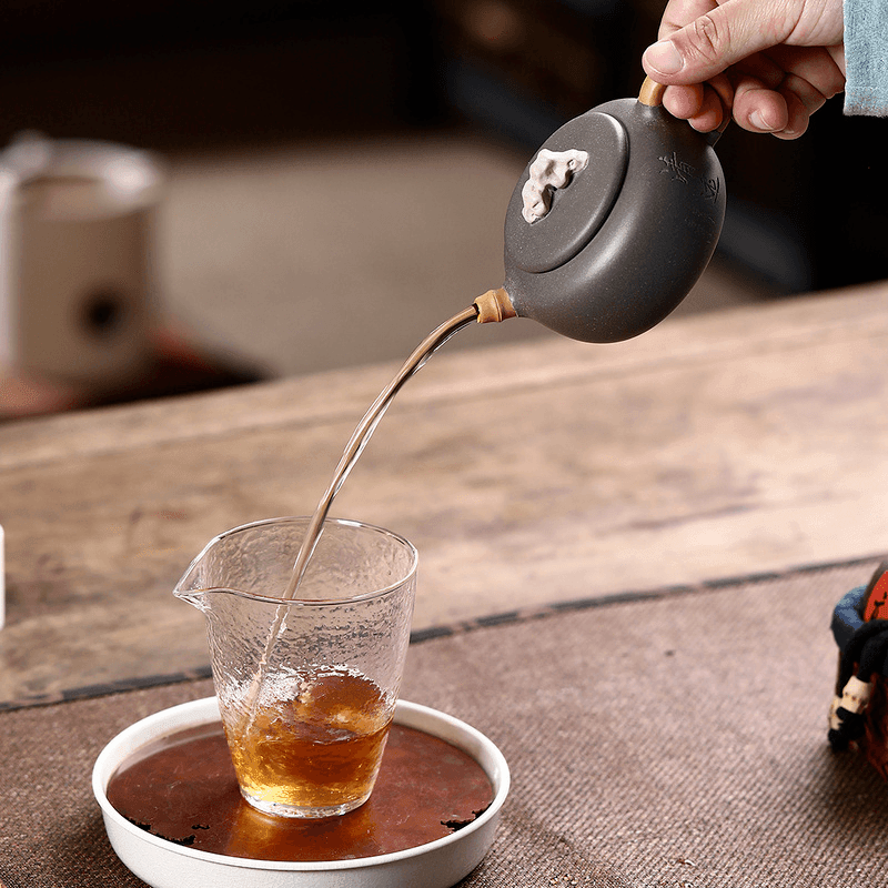 Yixing Zisha Teapot [Taihu Stone Qingyi] (Qinghua Duan Ni - 200ml) - YIQIN TEA HOUSE | yiqinteahouse.com | 200-300ml, new arrival, teapot, teaware, zisha teapot