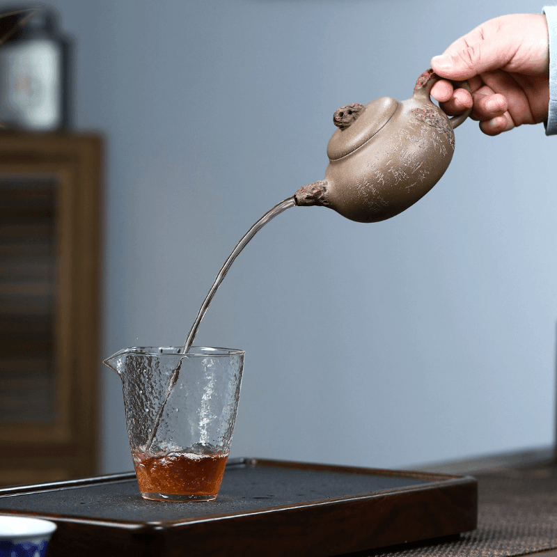 Yixing Zisha Teapot [Taihu Stone Ruding] (Qinghua Duan Ni - 250ml) - YIQIN TEA HOUSE | yiqinteahouse.com | 200-300ml, teapot, teaware, zisha teapot