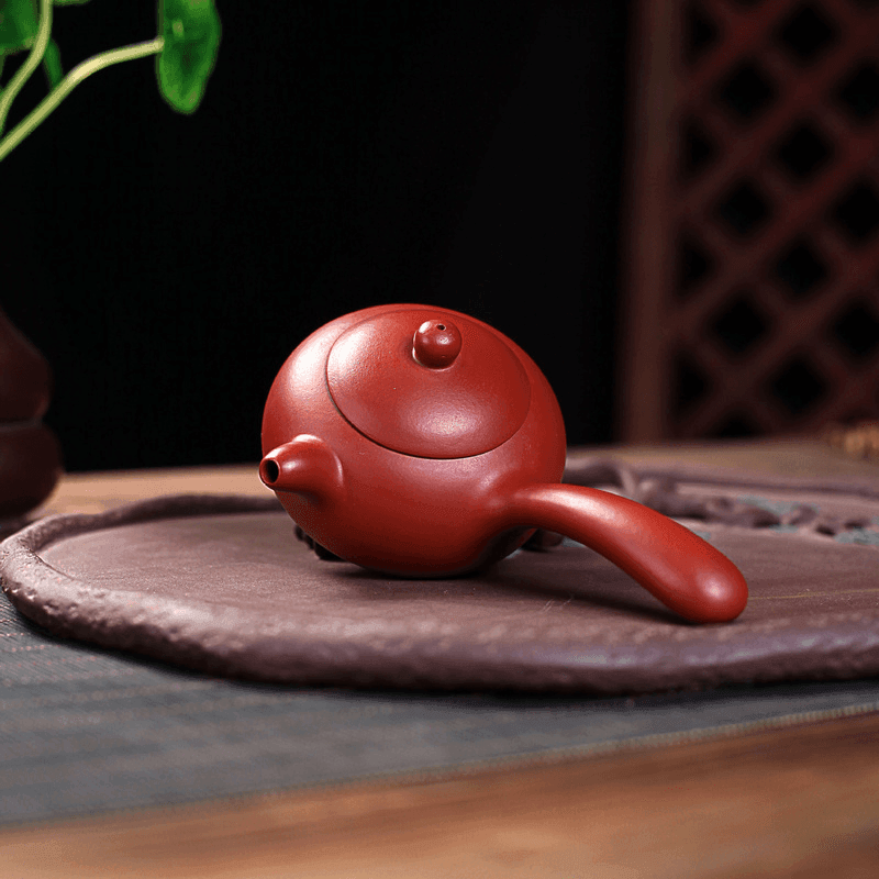 Yixing Zisha Teapot [Tang Yu Xishi] (Dahongpao - 200ml) - YIQIN TEA HOUSE | yiqinteahouse.com | 200-300ml, teapot, teaware, zisha teapot