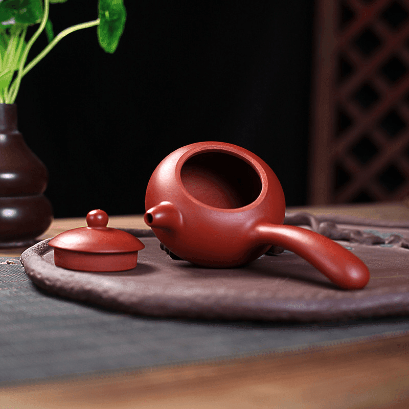 Yixing Zisha Teapot [Tang Yu Xishi] (Dahongpao - 200ml) - YIQIN TEA HOUSE | yiqinteahouse.com | 200-300ml, teapot, teaware, zisha teapot