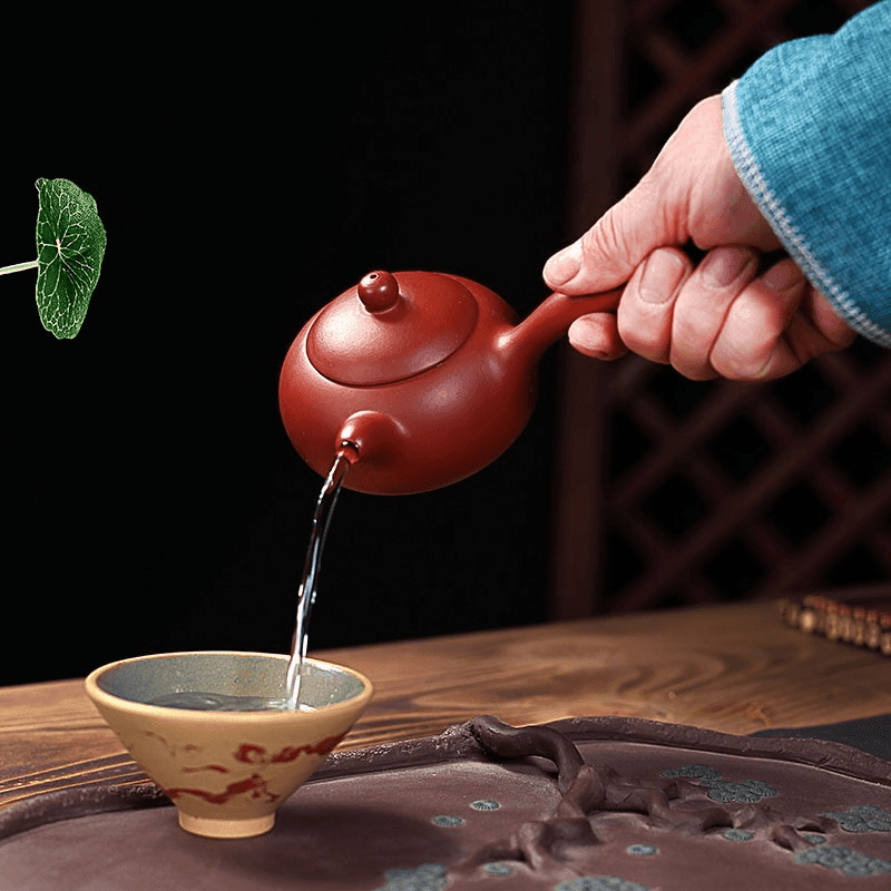 Yixing Zisha Teapot [Tang Yu Xishi] (Dahongpao - 200ml) - YIQIN TEA HOUSE | yiqinteahouse.com | 200-300ml, teapot, teaware, zisha teapot