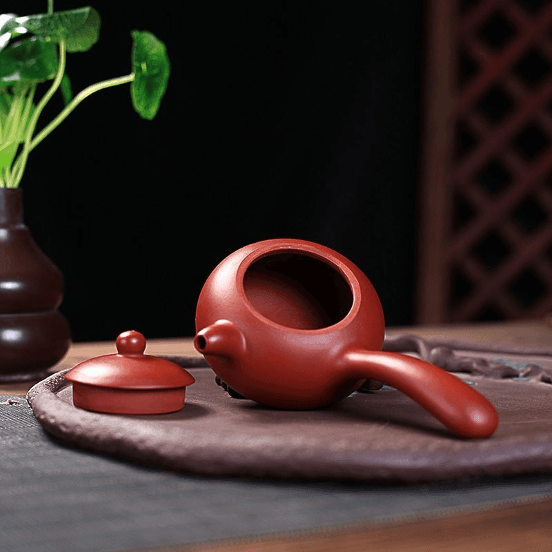 Yixing Zisha Teapot [Tang Yu Xishi] (Dahongpao - 200ml) - YIQIN TEA HOUSE | yiqinteahouse.com | 200-300ml, teapot, teaware, zisha teapot