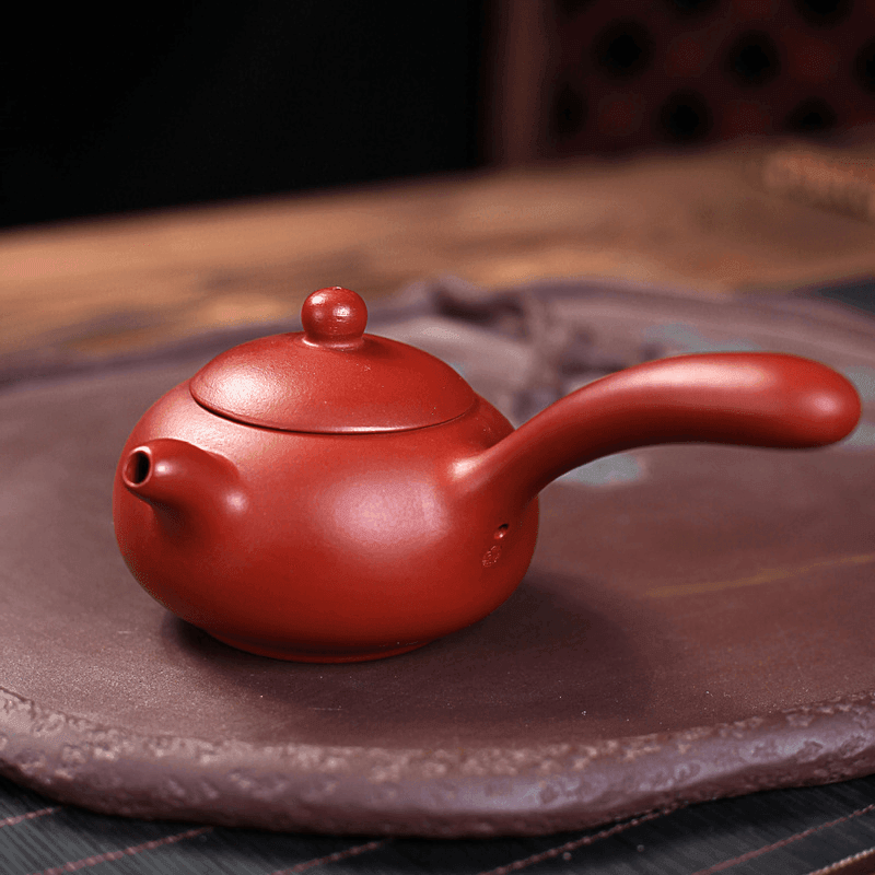 Yixing Zisha Teapot [Tang Yu Xishi] (Dahongpao - 200ml) - YIQIN TEA HOUSE | yiqinteahouse.com | 200-300ml, teapot, teaware, zisha teapot