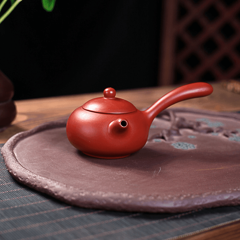 Yixing Zisha Teapot [Tang Yu Xishi] (Dahongpao - 200ml) - YIQIN TEA HOUSE | yiqinteahouse.com | 200-300ml, teapot, teaware, zisha teapot