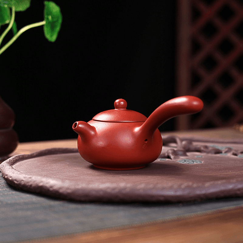 Yixing Zisha Teapot [Tang Yu Xishi] (Dahongpao - 200ml) - YIQIN TEA HOUSE | yiqinteahouse.com | 200-300ml, teapot, teaware, zisha teapot