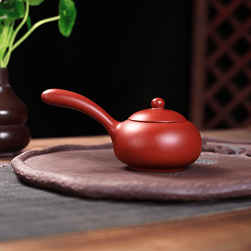 Yixing Zisha Teapot [Tang Yu Xishi] (Dahongpao - 200ml) - YIQIN TEA HOUSE | yiqinteahouse.com | 200-300ml, teapot, teaware, zisha teapot