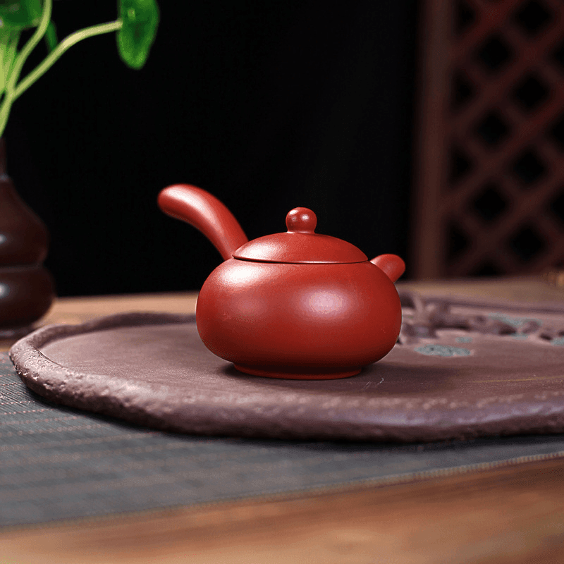 Yixing Zisha Teapot [Tang Yu Xishi] (Dahongpao - 200ml) - YIQIN TEA HOUSE | yiqinteahouse.com | 200-300ml, teapot, teaware, zisha teapot