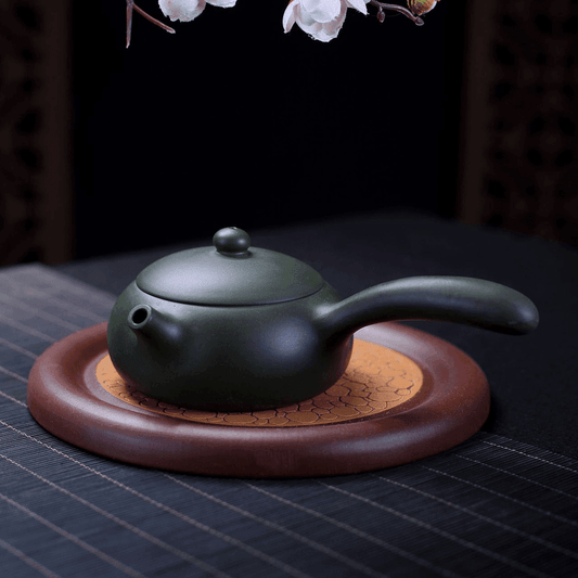 Yixing Zisha Teapot [Tangyu Xishi] (Lu Ni - 230ml) - YIQIN TEA HOUSE | yiqinteahouse.com | 200-300ml, teapot, teaware, zisha teapot