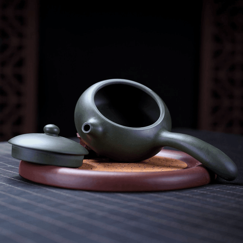 Yixing Zisha Teapot [Tangyu Xishi] (Lu Ni - 230ml) - YIQIN TEA HOUSE | yiqinteahouse.com | 200-300ml, teapot, teaware, zisha teapot