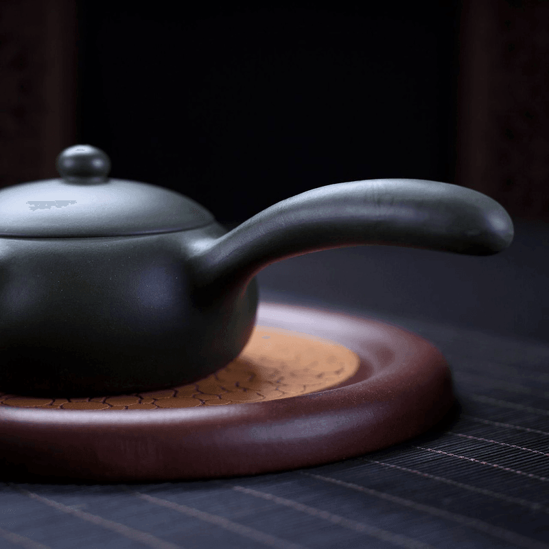 Yixing Zisha Teapot [Tangyu Xishi] (Lu Ni - 230ml) - YIQIN TEA HOUSE | yiqinteahouse.com | 200-300ml, teapot, teaware, zisha teapot