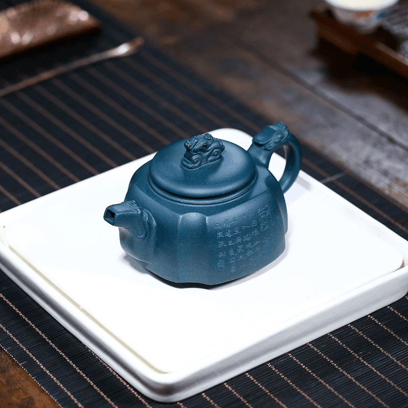 Yixing Zisha Teapot [The Dragon] (Tian Qing Ni - 300ml) - YIQIN TEA HOUSE | yiqinteahouse.com | 200-300ml, teapot, teapot hot picks, teaware, zisha teapot