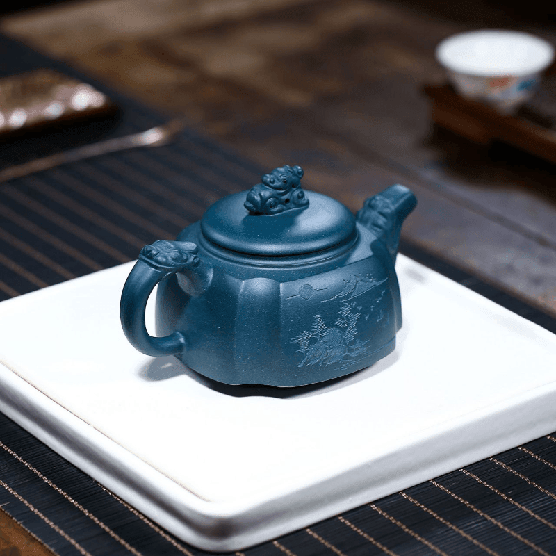 Yixing Zisha Teapot [The Dragon] (Tian Qing Ni - 300ml) - YIQIN TEA HOUSE | yiqinteahouse.com | 200-300ml, teapot, teapot hot picks, teaware, zisha teapot