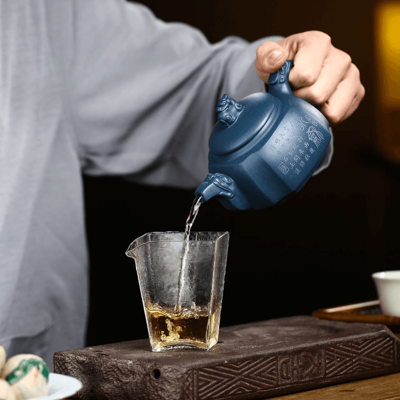 Yixing Zisha Teapot [The Dragon] (Tian Qing Ni - 300ml) - YIQIN TEA HOUSE | yiqinteahouse.com | 200-300ml, teapot, teapot hot picks, teaware, zisha teapot