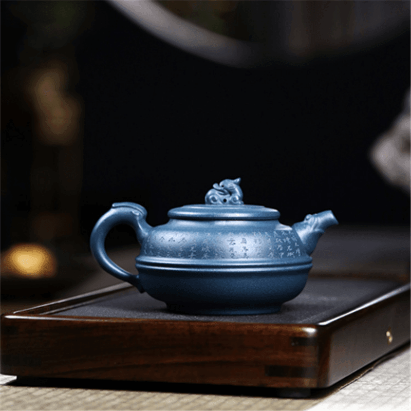 Yixing Zisha Teapot [The Dragon] (Tian Qing Ni - 340ml) - YIQIN TEA HOUSE | yiqinteahouse.com | >300ml, teapot, teaware, zisha teapot