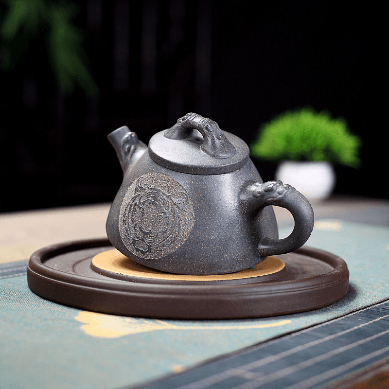 Yixing Zisha Teapot [The King] (Qing Duan Ni - 190ml) - YIQIN TEA HOUSE | yiqinteahouse.com | <200ml, teapot, teaware, zisha teapot